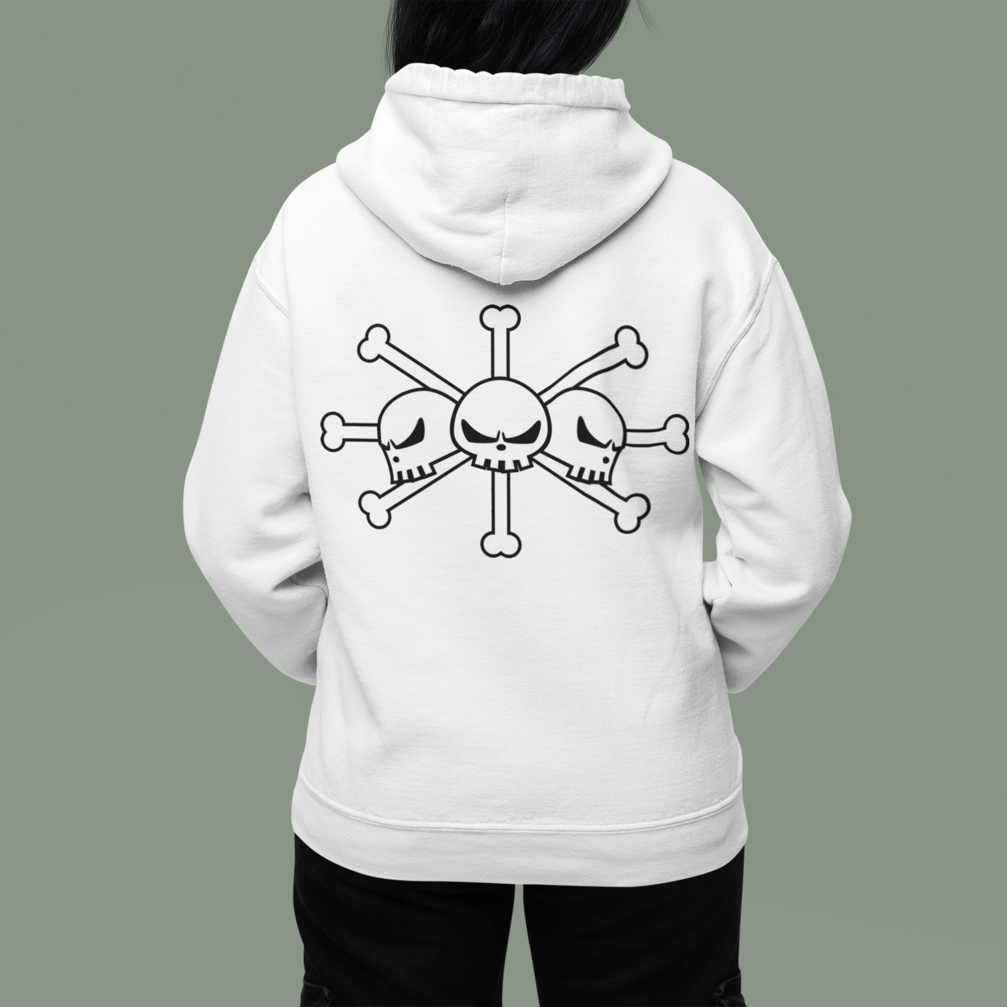 One Piece-Black beard Pirates-Unisex Oversized Hoodie