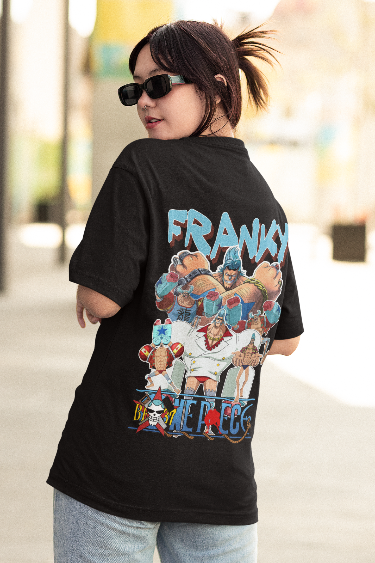 One Piece- Franky-Unisex Oversized Standard T-Shirt