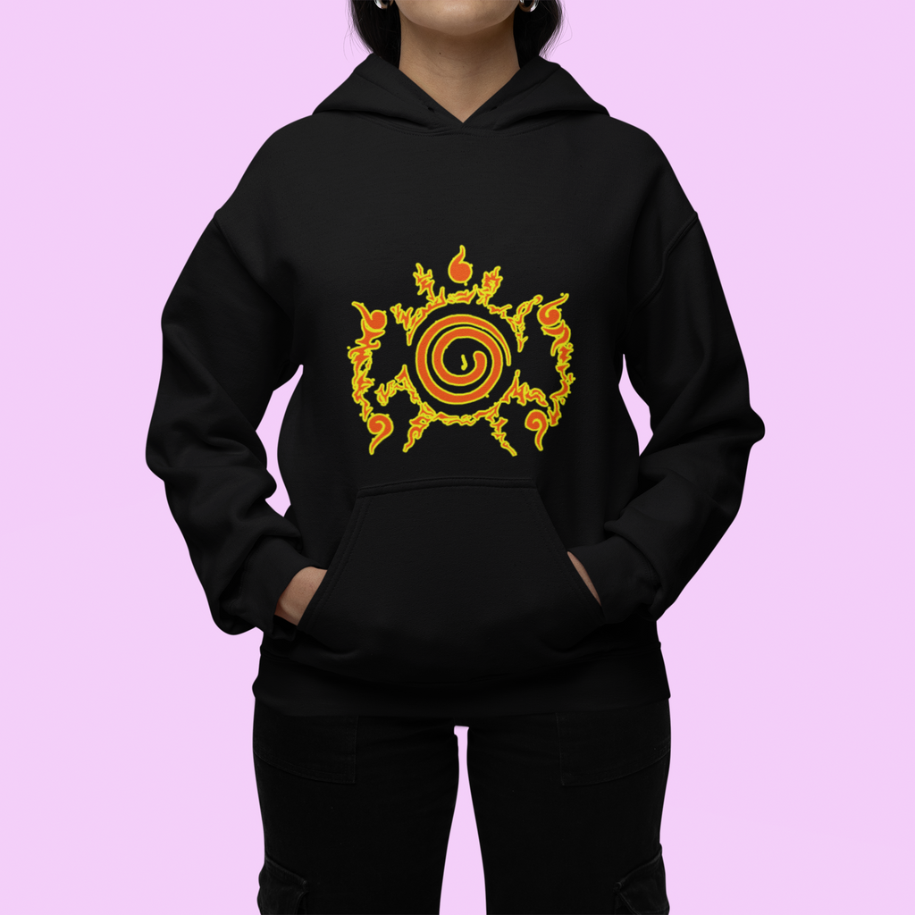 Naruto-Kyubi Seal-Unisex Oversized Hoodie