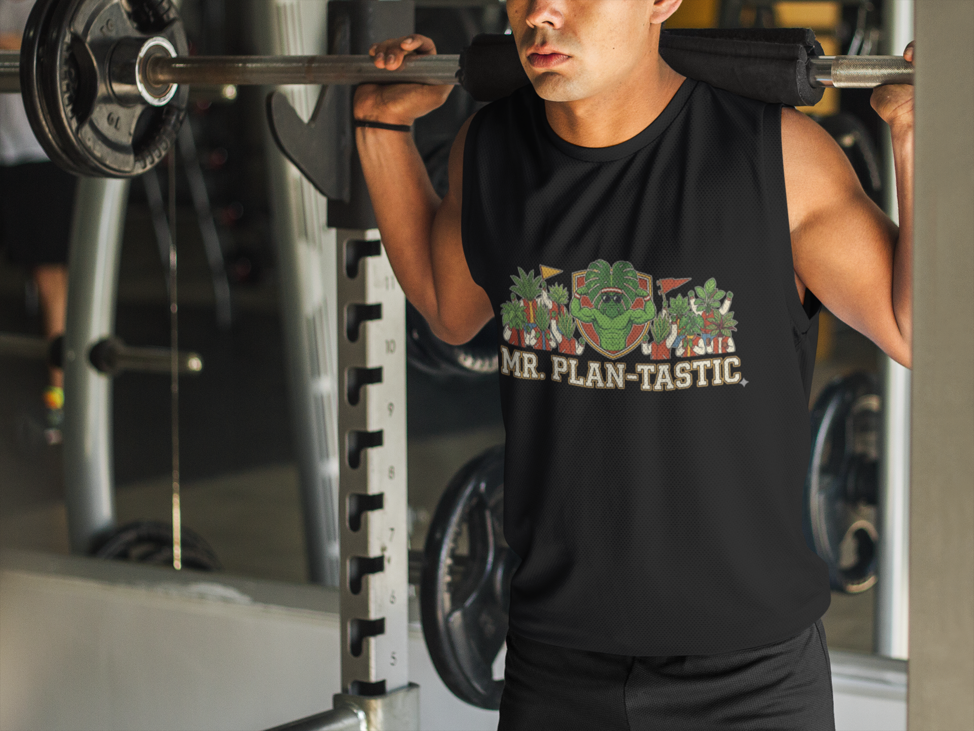 Mr. Plantastic-Men's Sleeveless T-Shirt